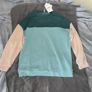 Colorblock Long Sleeve Top